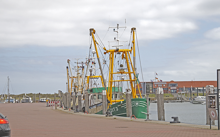 Krabbenkutter am Norderneyer Hafen