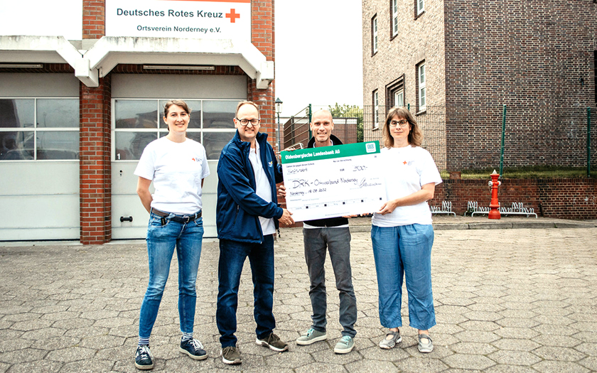 Spendenübergabe der Stadtwerke Norderney