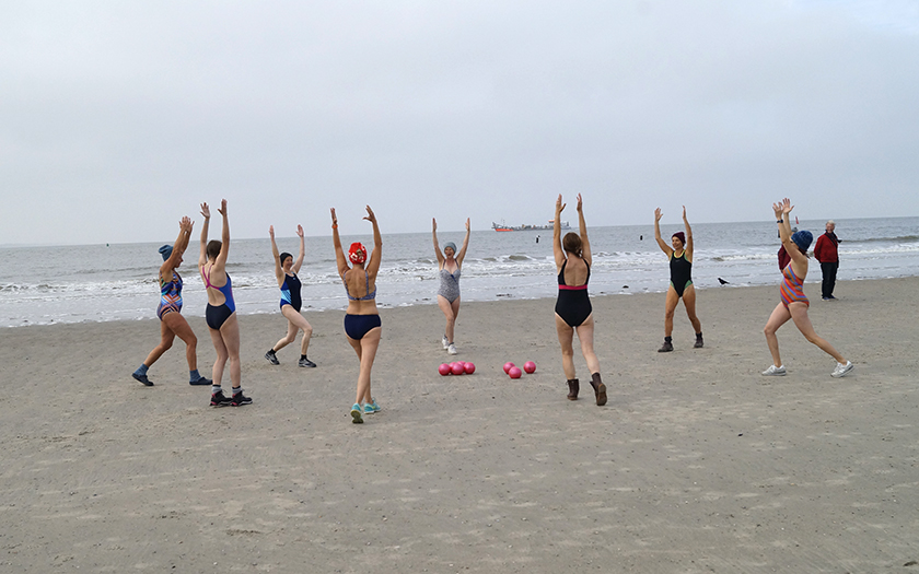 Winterbadesaison hat auf Norderney begonnen