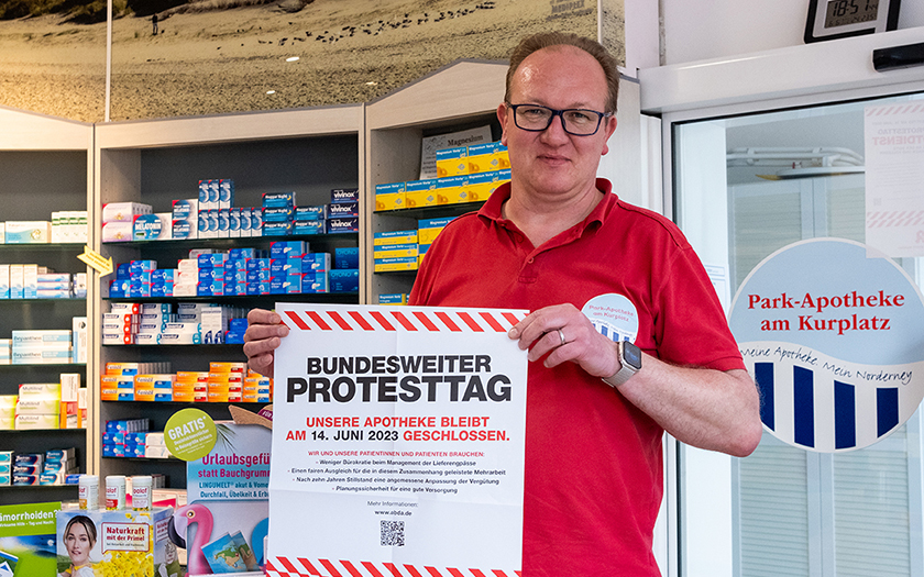 Protest auch bei den Norderneyer Apotheken