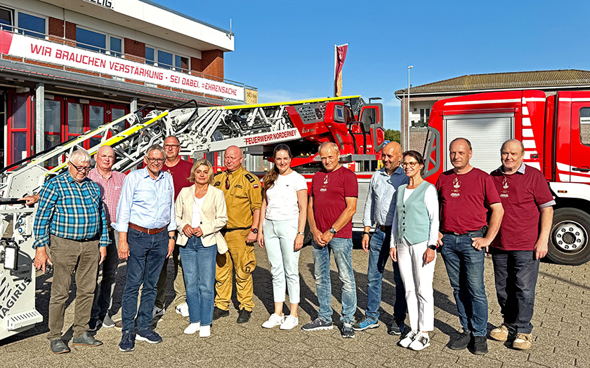 Landrat zu Gast bei der Feuerwehr