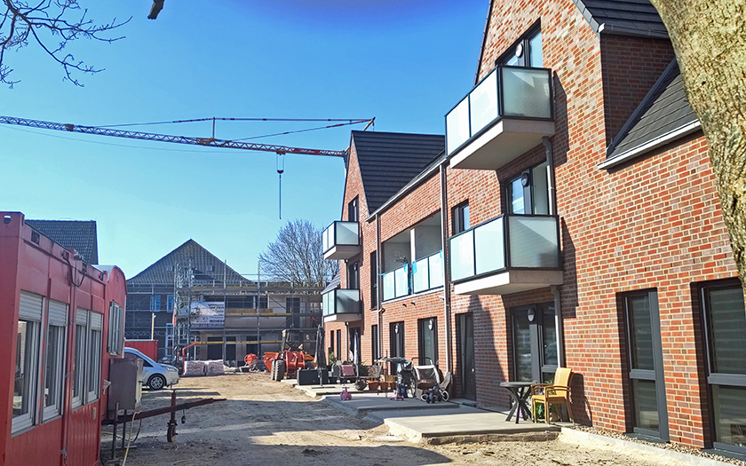 Die ersten Mieter sind eingezogen